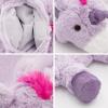 imageHomeTop Premium Classic Rubber Hot Water Bottle with Cute Unicorn Cover 2L PinkMauve