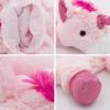 imageHomeTop Premium Classic Rubber Hot Water Bottle with Cute Unicorn Cover 2L PinkRosie