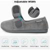 imageHomeTop Womens Comfy Memory Foam House Shoe Slippers with Customized Adjustable Hook and Loop