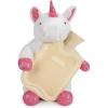 imageHomeTop Premium Classic Rubber Hot Water Bottle with Cute Unicorn Cover 2L PinkWhite