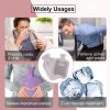 imageHomeTop Premium Classic Rubber Hot Water Bottle and Luxurious Faux Fur Plush Fleece Cover wPom Pom Decor BeigeGray
