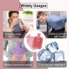 imageHomeTop Premium Classic Rubber Hot Water Bottle and Luxurious Faux Fur Plush Fleece Cover wPom Pom Decor BeigePink