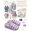 image:imageHomeTop Womens Knit Memory Foam Slippers Warm Soft House Shoes with Antislip SoleFairy Stripe Purple
