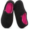 image:imageHomeTop Womens Fuzzy Curly Fur Memory Foam Loafer Slippers with Polar Fleece LiningAstral Rose