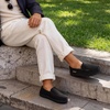 image:imageHomeTop Mens Classic Moccasin Slippers Comfy Memory Foam Indoor House ShoesOld Ink