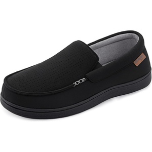 image:imageHomeTop Mens Classic Moccasin Slippers Comfy Memory Foam Indoor House ShoesOld Ink