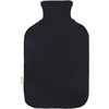 image:imageHomeTop Classic Rubber Hot Water Bottle wClassic Yarn Knit Diamond Check Cover 2 Liter Black