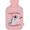 image:imageHomeTop Classic Rubber Hot Water Bottle wCute Yarn Knit Unicorn Cover 2 LiterPink