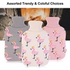 image:imageHomeTop Premium 2 Liter Classic Rubber Hot Water Bottle wChic Flamingo Knit Cover 2L Cream White