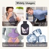 image:imageHomeTop Premium 2 Liter Classic Rubber Hot Water Bottle wCute Bulldog Knit Cover 2L WineLight Red