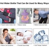 image:imagePremium Classic Rubber Hot Water Bottle and Cute Animal Embroidery Knit Cover OwlBeige