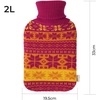 image:imagePremium Classic Rubber Hot Water Bottle w Cute Knit Cover