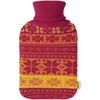 image:imageLarge 2 Liter Soft Cute Hot Water Bottle Knit Cover  ONLY Cover 2 L Snowflake