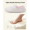 image:imageHomeTop Womens Fuzzy Curly Fur Fleece Lining Memory Foam Loafer SlippersBliss Ivory