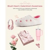 image:imageHomeTop Womens Fuzzy Curly Fur Fleece Lining Memory Foam Loafer SlippersBlushing Heart