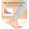 image:imageHomeTop Womens Fuzzy Curly Fur Fleece Lining Memory Foam Loafer SlippersCerulean
