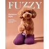 image:imageHomeTop Womens Fuzzy Curly Fur Fleece Lining Memory Foam Loafer SlippersChic Purple Lilac