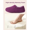 image:imageHomeTop Womens Fuzzy Curly Fur Fleece Lining Memory Foam Loafer SlippersChic Purple Lilac
