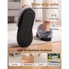 image:imageHomeTop Womens Slipon Slippers Fuzzy House Indoor Outdoor Warm Soft ClogBlackcash