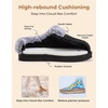 image:imageHomeTop Womens Slipon Slippers Fuzzy House Indoor Outdoor Warm Soft ClogBlackcash