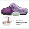 image:imageHomeTop Womens Slipon Slippers Fuzzy House Indoor Outdoor Warm Soft ClogPurple