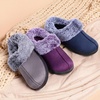 image:imageHomeTop Womens Slipon Slippers Fuzzy House Indoor Outdoor Warm Soft ClogPurple