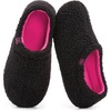 image:imageHomeTop Womens Fuzzy Curly Fur Fleece Lining Memory Foam Loafer SlippersAstral Rose