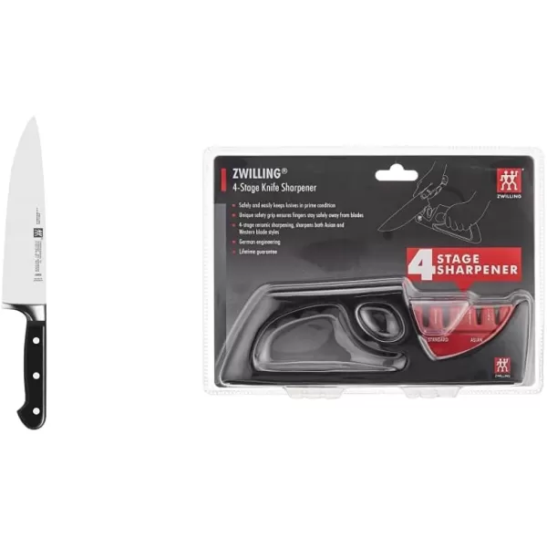 ZWILLING Professional S 2-Piece Razor-Sharp German Chef's Knife Set, Made in Company-Owned German Factory with Special Formula Steel perfected for almost 300 Years, Dishwasher Safe