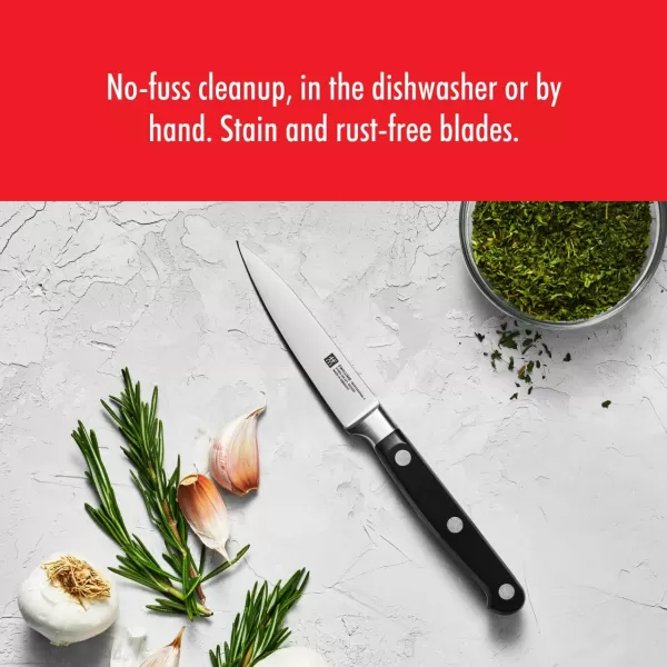 ZWILLING Professional S 7-Piece Razor-Sharp German Block Knife Set With Solid White Rubberwood Block, Made in Company-Owned German Factory with Special Formula Steel perfected for almost 300 Years
