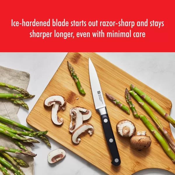 ZWILLING Professional S 7-Piece Razor-Sharp German Block Knife Set With Solid White Rubberwood Block, Made in Company-Owned German Factory with Special Formula Steel perfected for almost 300 Years