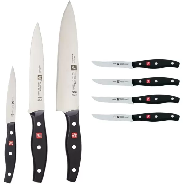 Zwilling J.A. Henckels Twin Signature, Chef Knife, Kitchen Knife, German Knife, 8 Inch, Stainless Steel, Black