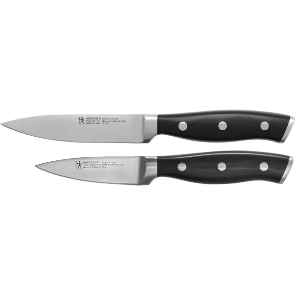 HENCKELS Forged Accent Razor-Sharp 15-Piece Knife Set, Chef Knife, Bread Knife, Steak Knife, German Engineered Knife Informed by over 100 Years of Mastery