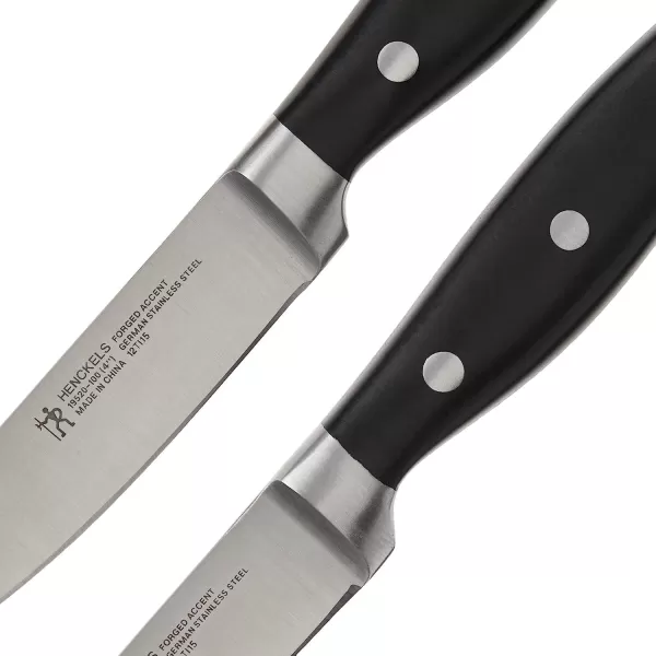 HENCKELS Forged Accent Razor-Sharp 15-Piece Knife Set, Chef Knife, Bread Knife, Steak Knife, German Engineered Knife Informed by over 100 Years of Mastery