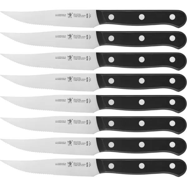 Henckels Silvano 45-pc 18/10 Stainless Steel Flatware Set, Silver