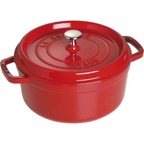 Staub Cast Iron Dutch Oven 5-qt Tall Cocotte, Made in France, Serves 5-6, Matte Black