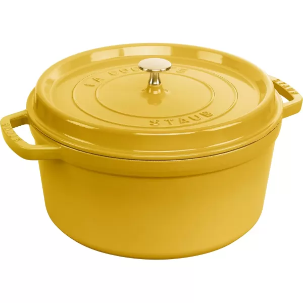 Staub Cast Iron Dutch Oven 5-qt Tall Cocotte, Made in France, Serves 5-6, Matte Black