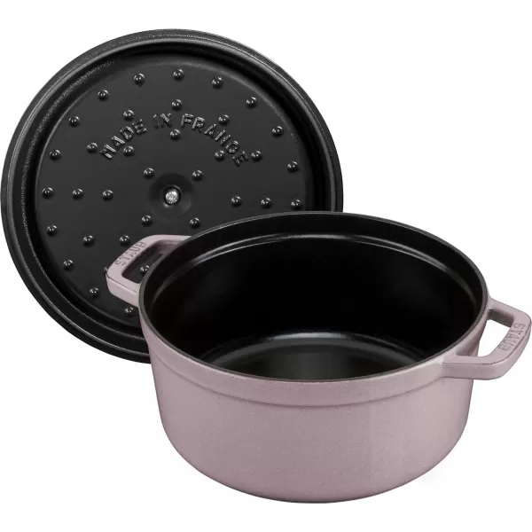 Staub Cast Iron Dutch Oven 5-qt Tall Cocotte, Made in France, Serves 5-6, Matte Black