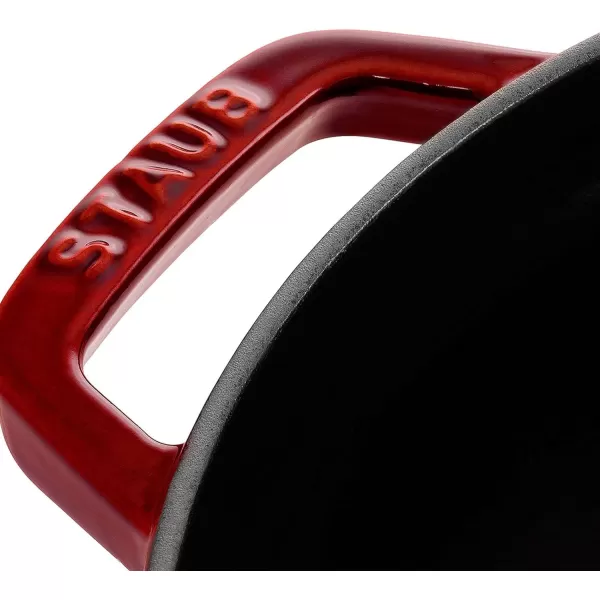 Staub Cast Iron Dutch Oven 5-qt Tall Cocotte, Made in France, Serves 5-6, Matte Black