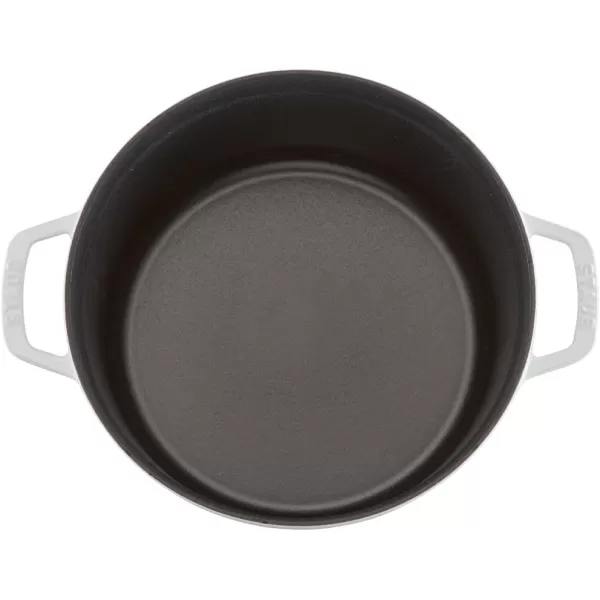 Staub Cast Iron Dutch Oven 5-qt Tall Cocotte, Made in France, Serves 5-6, Matte Black