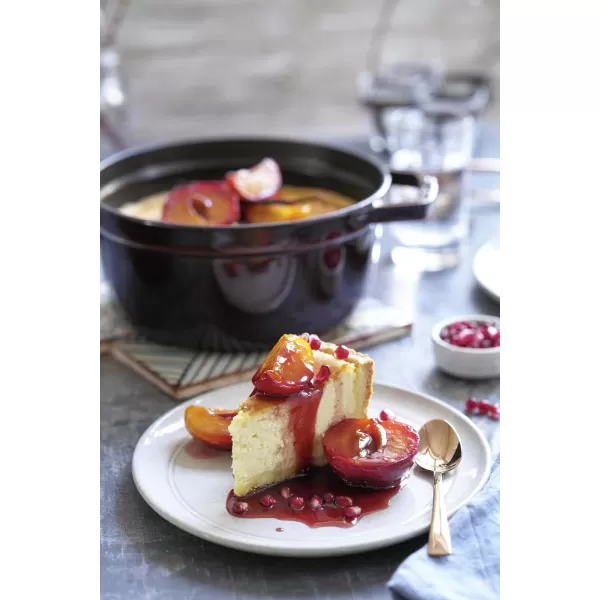 Staub Cast Iron Dutch Oven 5-qt Tall Cocotte, Made in France, Serves 5-6, Matte Black