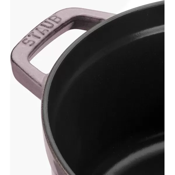 Staub Cast Iron Dutch Oven 5-qt Tall Cocotte, Made in France, Serves 5-6, Matte Black