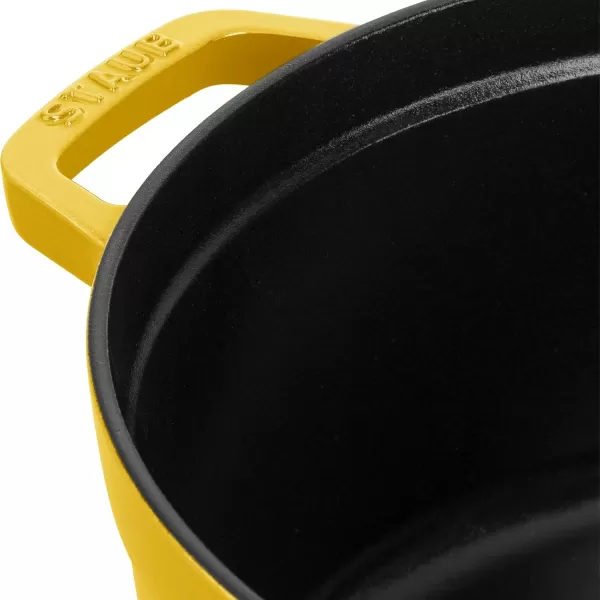 Staub Cast Iron Dutch Oven 5-qt Tall Cocotte, Made in France, Serves 5-6, Matte Black