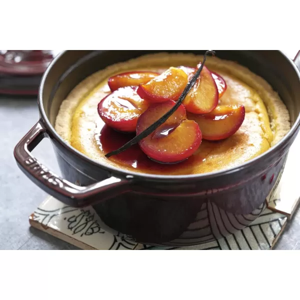 Staub Cast Iron Dutch Oven 5-qt Tall Cocotte, Made in France, Serves 5-6, Matte Black