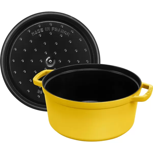 Staub Cast Iron Dutch Oven 5-qt Tall Cocotte, Made in France, Serves 5-6, Matte Black