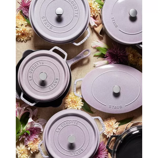Staub Cast Iron Dutch Oven 5-qt Tall Cocotte, Made in France, Serves 5-6, Matte Black