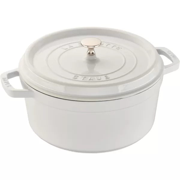 Staub Cast Iron Dutch Oven 5-qt Tall Cocotte, Made in France, Serves 5-6, Matte Black