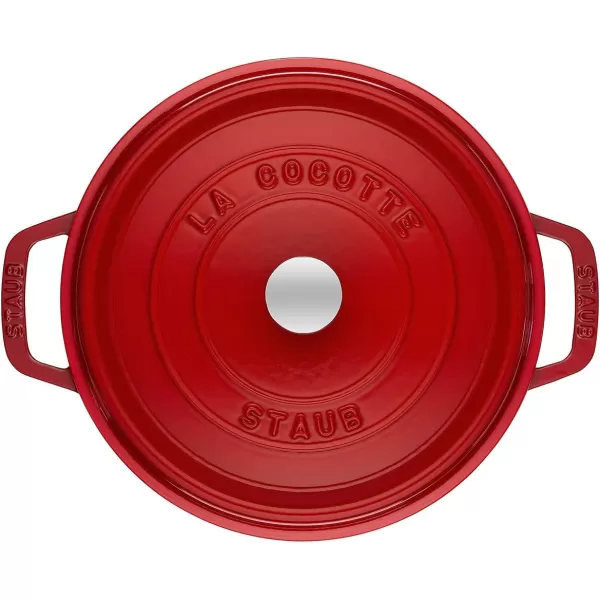 Staub Cast Iron Dutch Oven 5-qt Tall Cocotte, Made in France, Serves 5-6, Matte Black