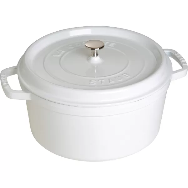 Staub Cast Iron Dutch Oven 5-qt Tall Cocotte, Made in France, Serves 5-6, Matte Black