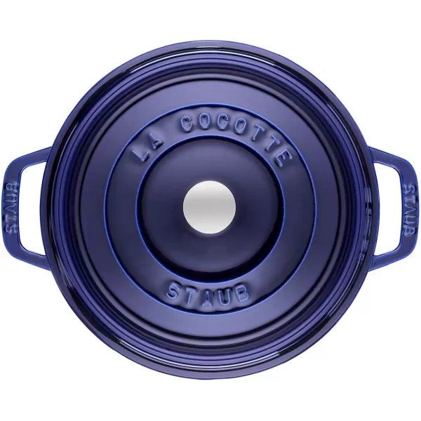Staub Cast Iron Dutch Oven 5-qt Tall Cocotte, Made in France, Serves 5-6, Matte Black