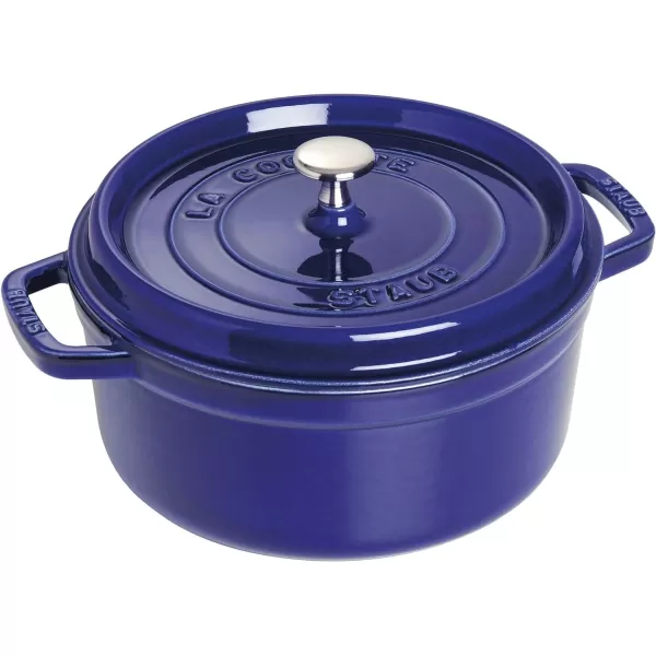 Staub Cast Iron Dutch Oven 5-qt Tall Cocotte, Made in France, Serves 5-6, Matte Black